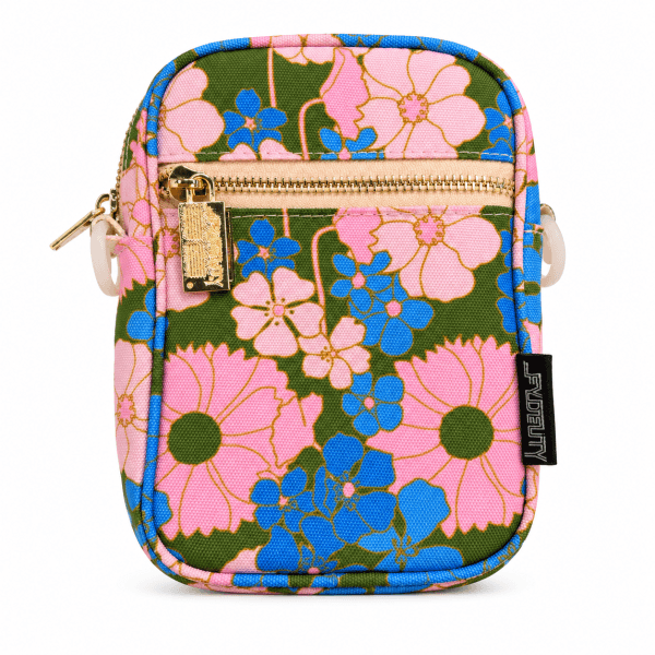 Floral Crossbody Brick Bag