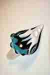 Mikey Glass Wave Bay Swirl Alien Head 14mm Bowl