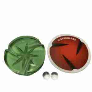 Str8 Glass Spinner Cap Disc W/ Pearls