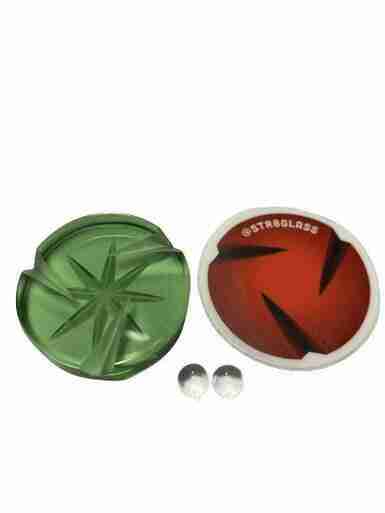 Str8 Glass Spinner Cap Disc W/ Pearls