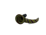 Glass Bowl Fancy Swirl Handle