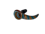 Glass Bowl Fancy Swirl Handle