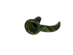 Glass Bowl Fancy Swirl Handle