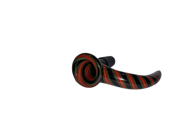Glass Bowl Fancy Swirl Handle