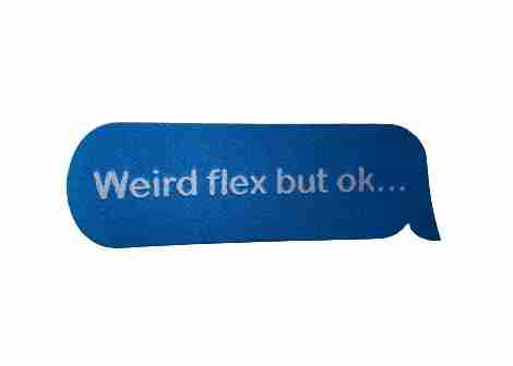 Weird Flex But Ok Iron-On Patch