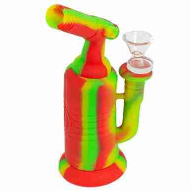 Ooze Silicone Torch Dab Rig - Rasta