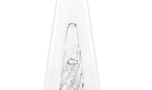 Puffco Peak Pro replacement glass attachment made of clear borosilicate glass