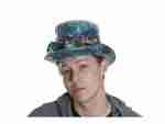 Aqua Blue Sequin Top Hat