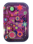 Medium Rolling Tray Purple Gear