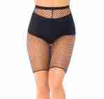 Fishnet Biker Shorts Queen Size