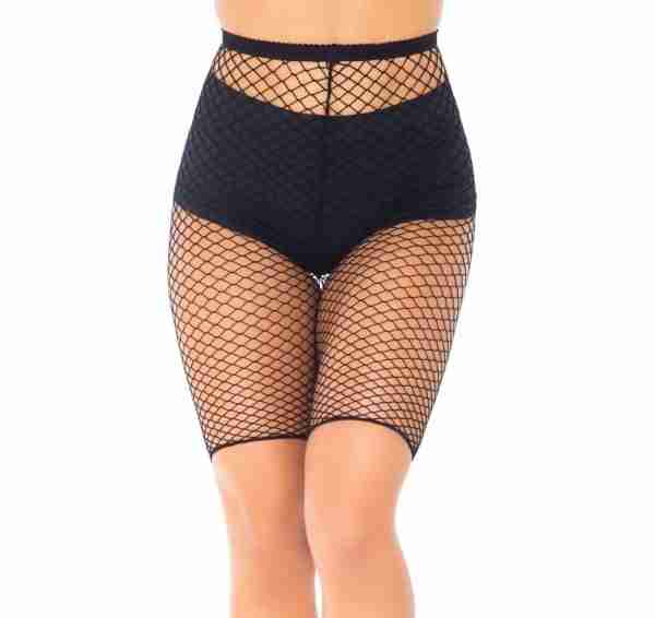 Fishnet Biker Shorts Queen Size