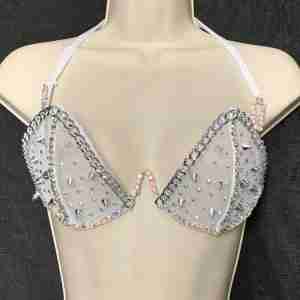 Chaza Fashions Spike Mesh Tops