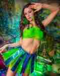 Poseidon Vinyl Top Lime Green