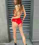 High Waist W/ Red Laced Back Bottoms