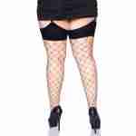 Fence Net Stockings Plus Size