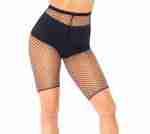 Fishnet Biker Shorts