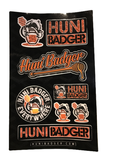 Huni Badger Stickers
