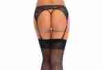Roxy Rhinestone Garter Belt