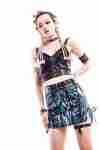 Dream Laser Leatherette Skirt