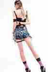 Dream Laser Leatherette Skirt