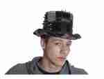 Black Sequin Top Hat