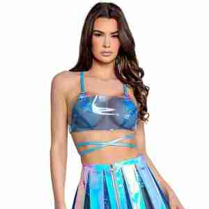 Vinyl Top Unicorn Light Blue
