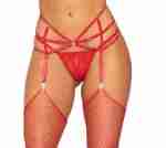 Rhinestone Garter Belt