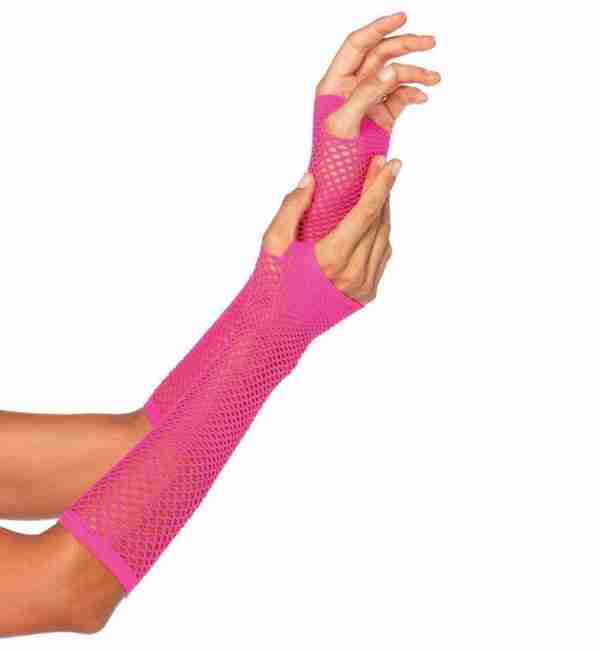 Triangle Net Fingerless Gloves