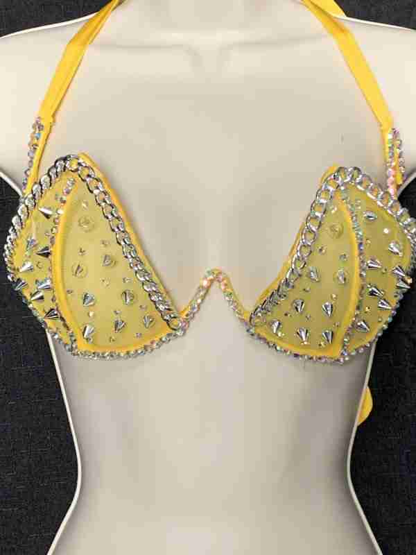 Chaza Fashions Spike Mesh Tops