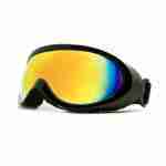 GloFX Black Diffraction Ski Goggles – Rainbow Gradient
