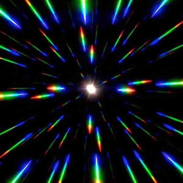 GloFX Black Diffraction Ski Goggles – Rainbow Gradient