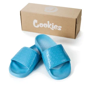 Monogram Embossed Faux Leather Slides