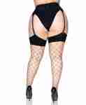 Fence Net Stockings Plus Size