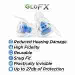 GloFX High Fidelity Earplugs