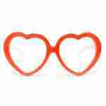 GloFX Heart Shaped Diffraction Glasses – Red