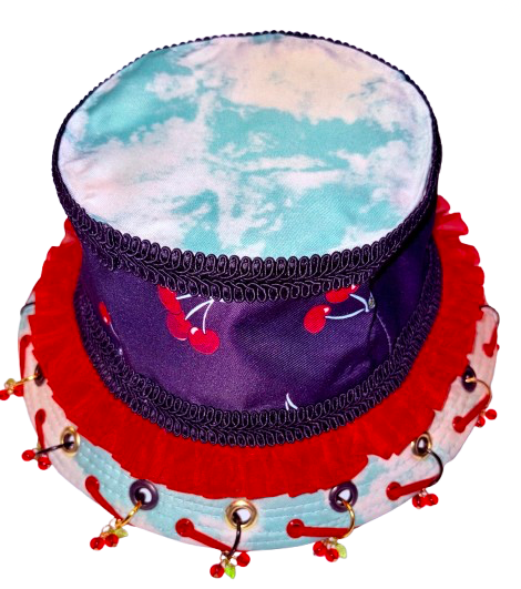 Mino Makes Bucket Hats "Cherry Berry"