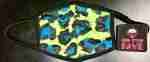 One Stop Rave Face Mask Green Leopard