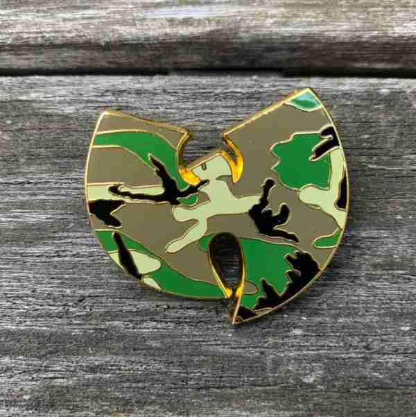 Camo Wu-Tang Pin