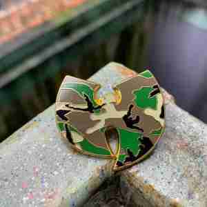 Camo Wu-Tang Pin