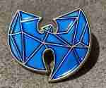 Crystal Blue Wu-Tang Pin