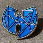 Crystal Blue Wu-Tang Pin