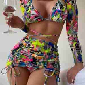 Fest All Over Print Bikini Bottoms