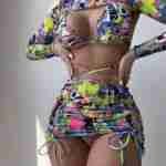 Fest All Over Print Bikini Bottoms
