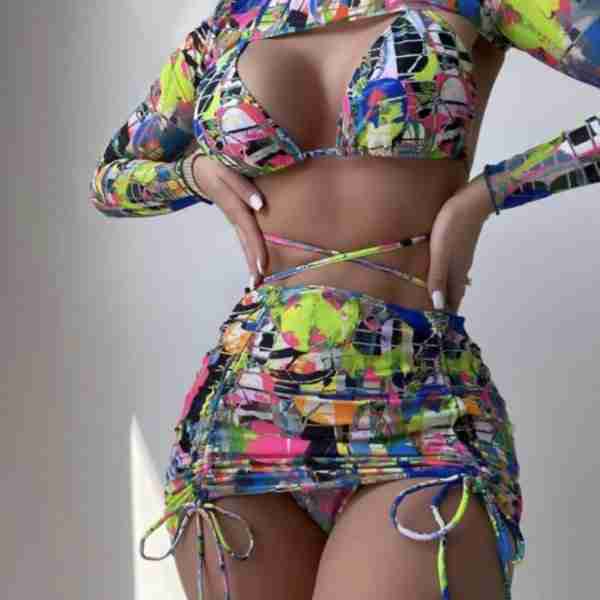 Fest All Over Print Bikini Bottoms