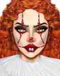 Clown Rhinestone Stick-On Jewels