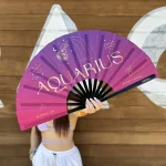 DeFlare Hand Fan Celestial Zodiac Collection