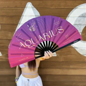 DeFlare Hand Fan Celestial Zodiac Collection