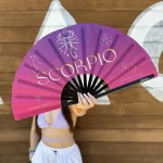 DeFlare Hand Fan Celestial Zodiac Collection