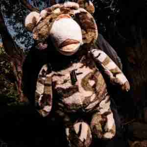 Camo Bear Backpack