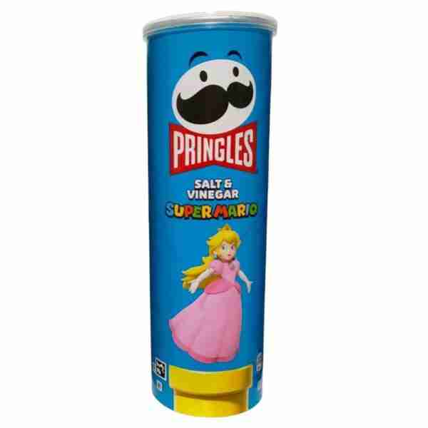 Pringles Salt & Vinegar Super Mario Tall Can 165 G